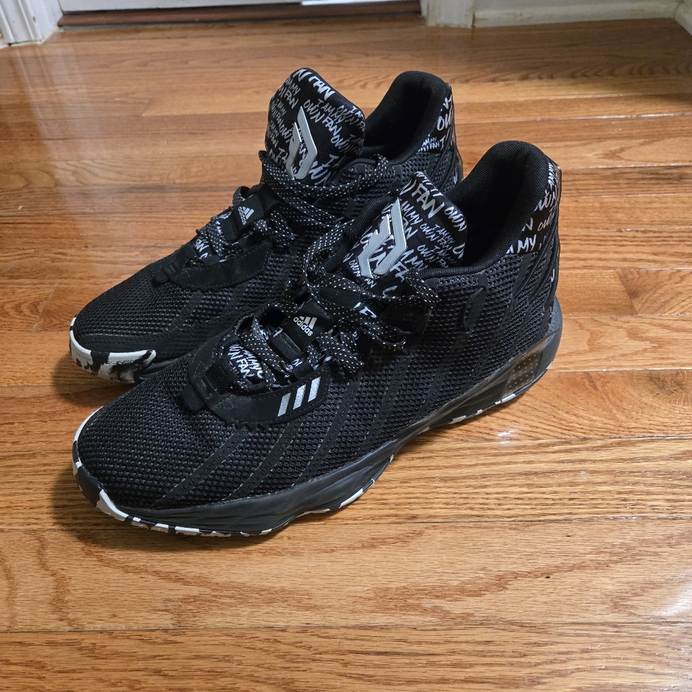 Size 11.5 - adidas Dame 7 I Am My Own Fan - Core Black